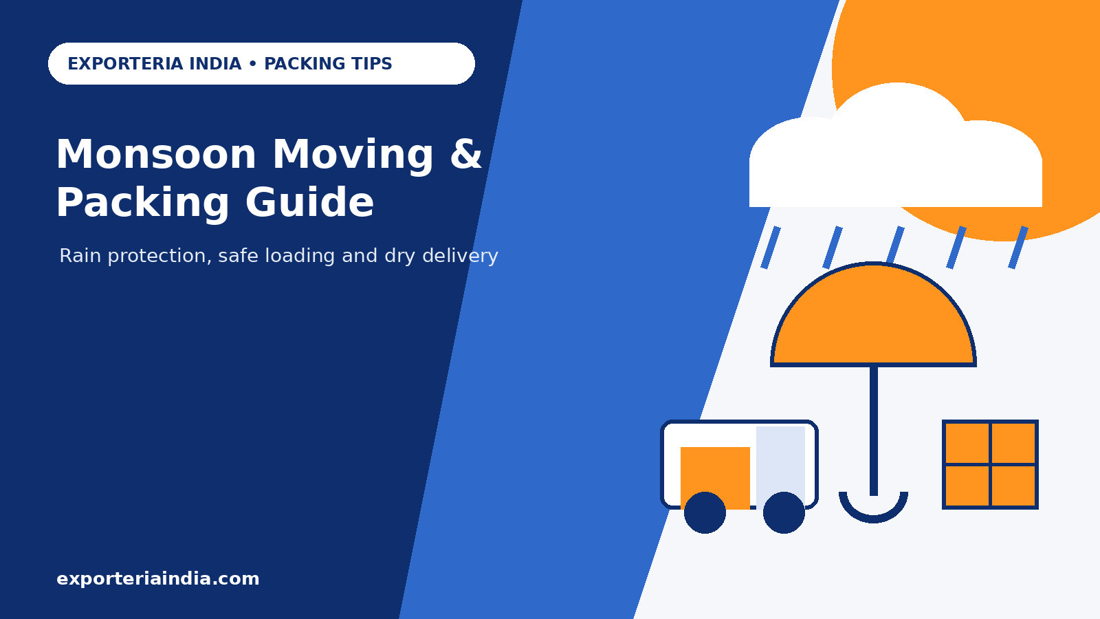 Monsoon Moving and Packing Guide for Pune and the Mumbai Region
